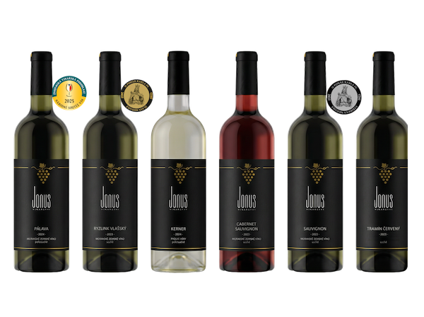 Portfolio vín vinařství JANUŠ